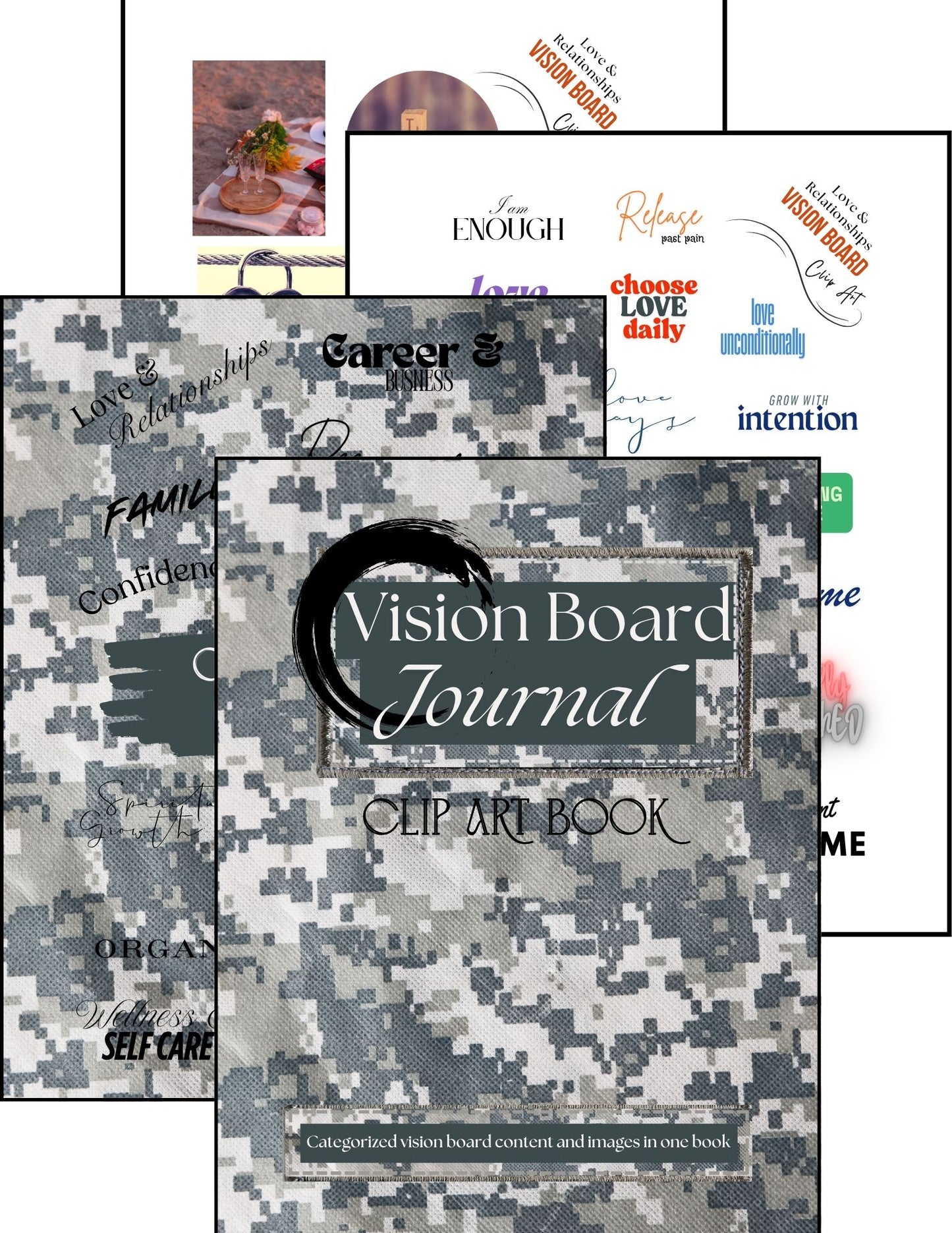 (COMING SOON) Clip Art Book: Camo