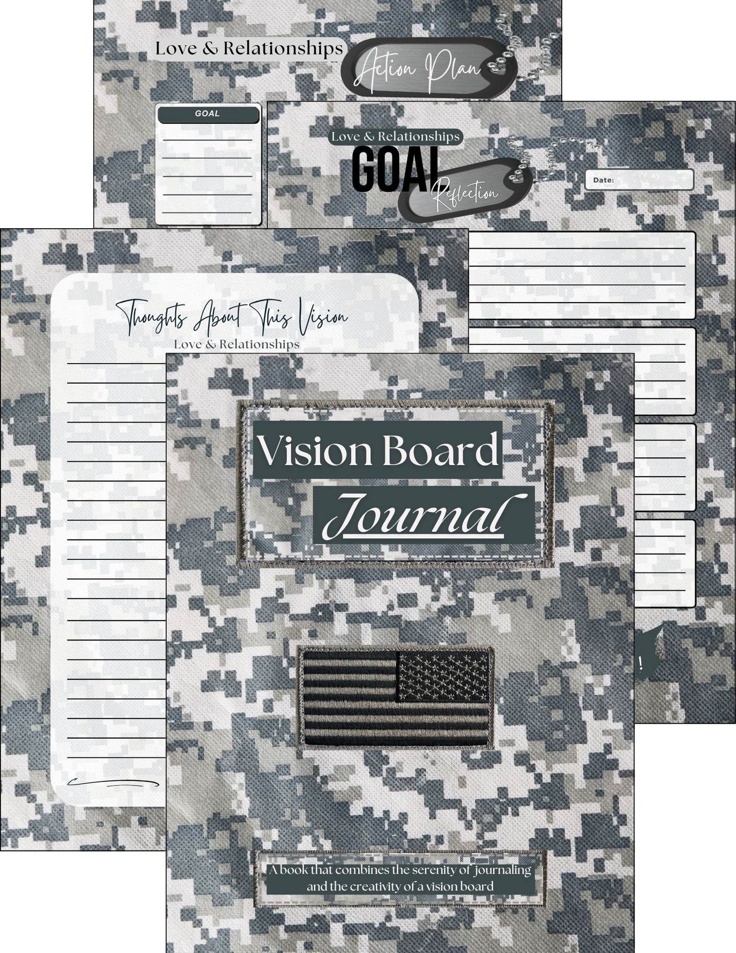 (COMING SOON) Vision Board Journal: Camo