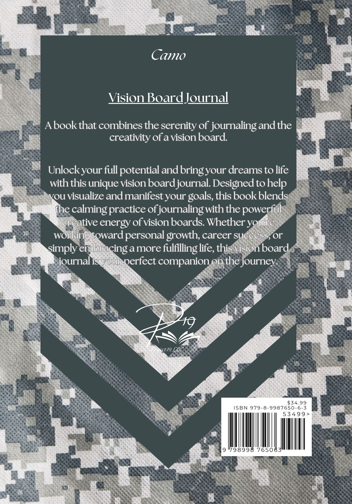 (COMING SOON) Vision Board Journal: Camo