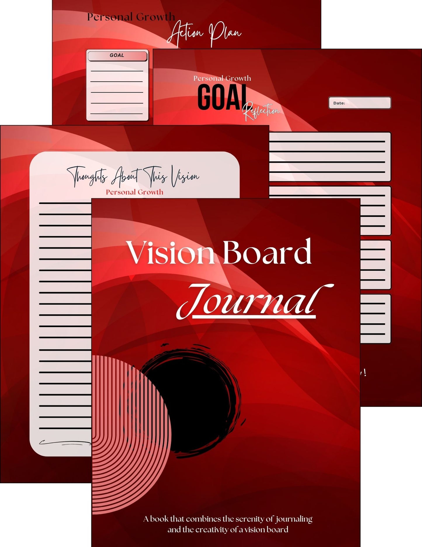(PRE-ORDER) Vision Board Journal: Ruby